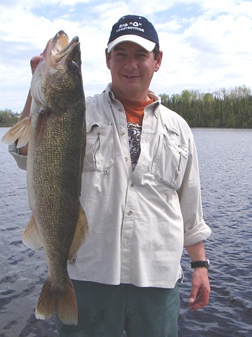 Dean's big walleye