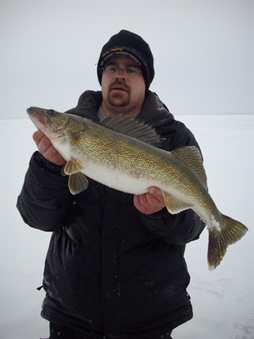 John's 7 lb. winter walleye